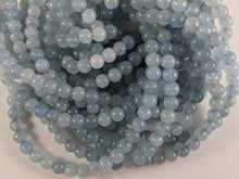 Load image into Gallery viewer, Aqua Jade 6mm Round Beads
