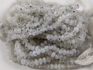 Moonstone Rondelle Beads