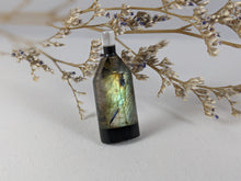 Load image into Gallery viewer, Labradorite Wine Bottle Cabochon
