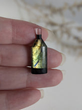 Load image into Gallery viewer, Labradorite Wine Bottle Cabochon
