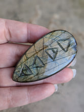 Load image into Gallery viewer, Labradorite Four Elements Cabochon 01
