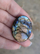 Labradorite Large Blessings Cabochon 01