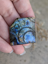 Load image into Gallery viewer, Labradorite Large Blessings Cabochon 06
