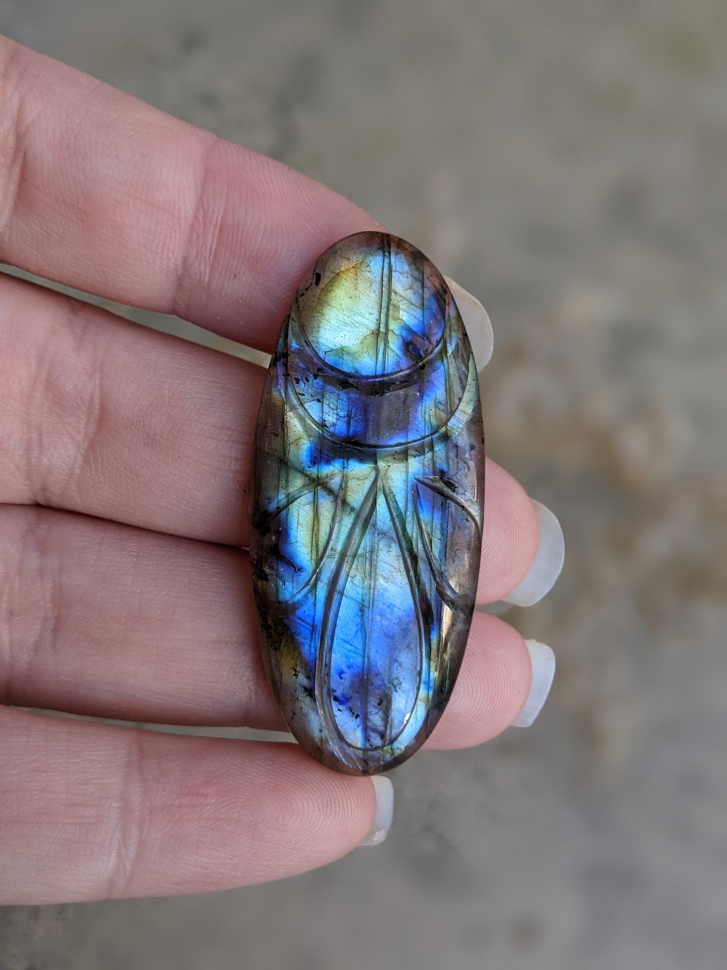 Labradorite Large Blessings Cabochon 07