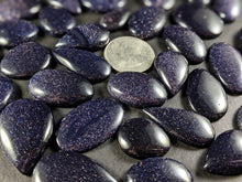Load image into Gallery viewer, Blue Goldstone Cabochons
