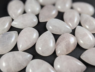 Rose Quartz Teardrop Cabochons