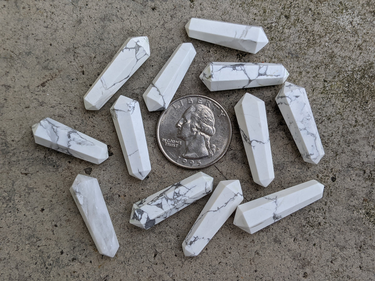 Howlite Double Terminated Points