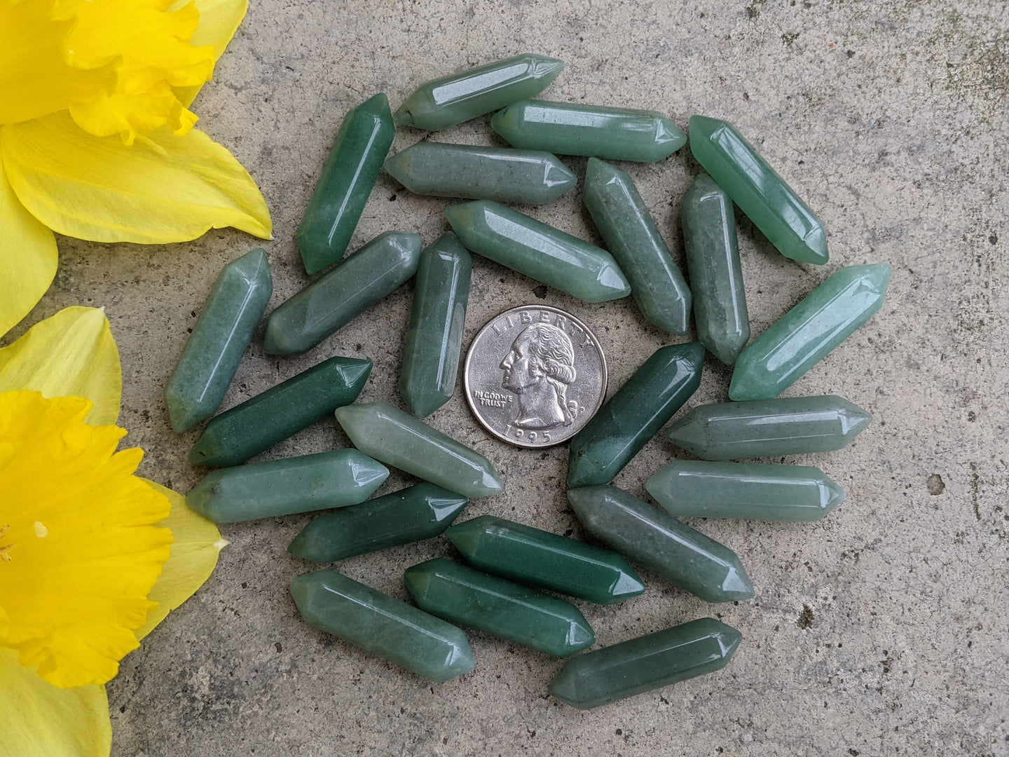 Green Aventurine Double Terminated Points