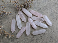 Rose Quartz Double Terminated Points