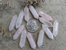 Load image into Gallery viewer, Rose Quartz Double Terminated Points
