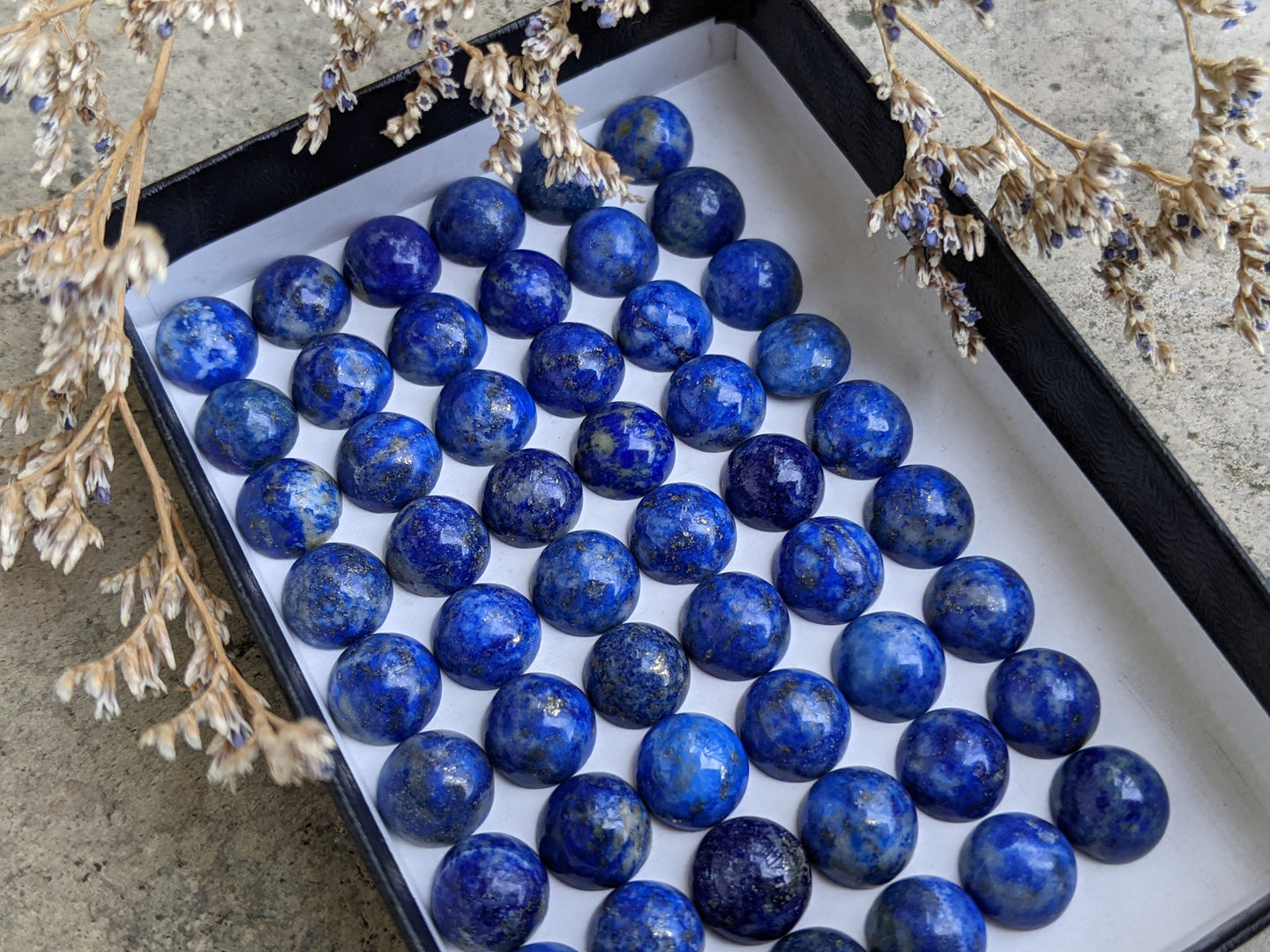 Lapis Lazuli Round Cabochons - 8mm