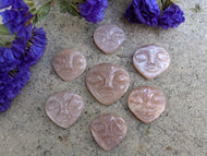 Peach Moonstone Face Cabochons