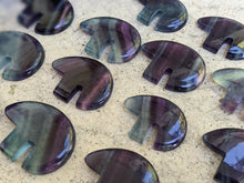 Load image into Gallery viewer, Fluorite Zuni Bear Cabochons - Small
