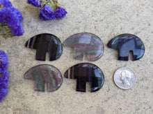 Load image into Gallery viewer, Fluorite Zuni Bear Cabochons - Large
