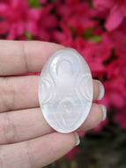 Selenite Goddess Cabochon - Medium 1
