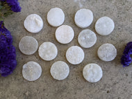Druzy Quartz Drilled Focal Beads - Large