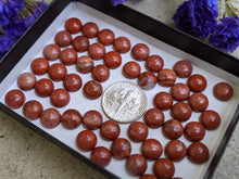 Load image into Gallery viewer, Red River Jasper Cabochons - 8mm Round
