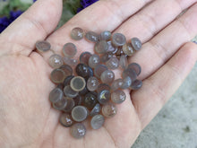 Load image into Gallery viewer, Grey Agate Round Cabochons - 8mm
