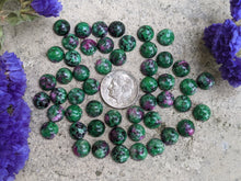 Load image into Gallery viewer, Ruby Zoisite Cabochons - 8mm Round
