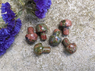 Unakite Mini Mushrooms