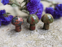 Load image into Gallery viewer, Unakite Mini Mushrooms
