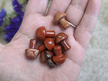 Load image into Gallery viewer, Red Jasper Mini Mushrooms
