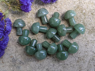 Green Aventurine Mini Mushrooms