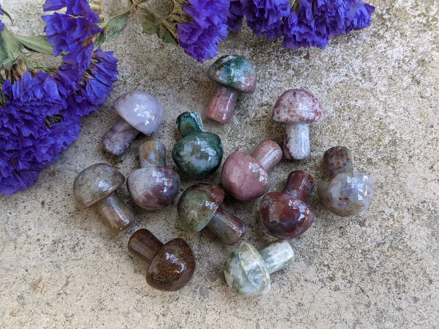 Fancy Jasper Mini Mushrooms