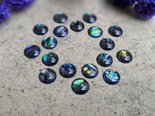 Load image into Gallery viewer, Abalone Round Cabochons - 8mm

