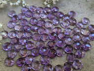 Amethyst Round Rose Cuts - 8mm