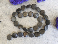 Pyrite Coin Beads