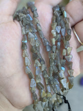 Load image into Gallery viewer, Labradorite Triangle Beads
