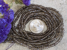 Load image into Gallery viewer, Smoky Quartz Faceted Rondelle Beads
