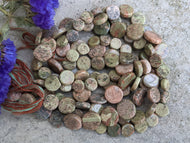 Unakite Coin Beads