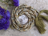 Cat's Eye Quartz Faceted Rondelle Beads