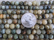 Load image into Gallery viewer, Cat&#39;s Eye Quartz Faceted Beads
