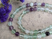Load image into Gallery viewer, Fluorite Round Beads - 8.5mm
