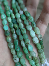 Load image into Gallery viewer, Chrysoprase Faceted Flat Barrel Beads, Shaded

