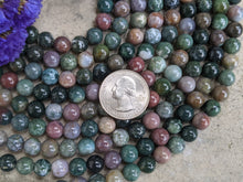 Load image into Gallery viewer, Indian Agate / Fancy Jasper Round Beads - 8mm
