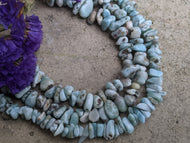 Larimar Chip Beads - Medium
