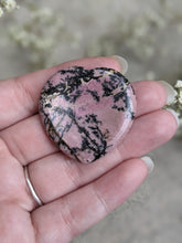 Load image into Gallery viewer, Rhodonite Heart Worty Stone
