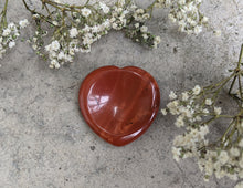 Load image into Gallery viewer, Red River Jasper Heart Worry Stone
