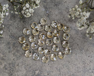 Citrine Round Rose Cuts - 8mm