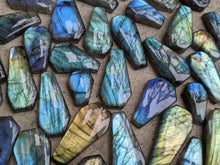 Load image into Gallery viewer, Labradorite Coffin Cabochons
