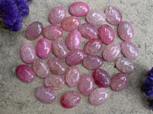 Load image into Gallery viewer, Dragon&#39;s Vein Agate Pink Oval Cabochons - 15x20
