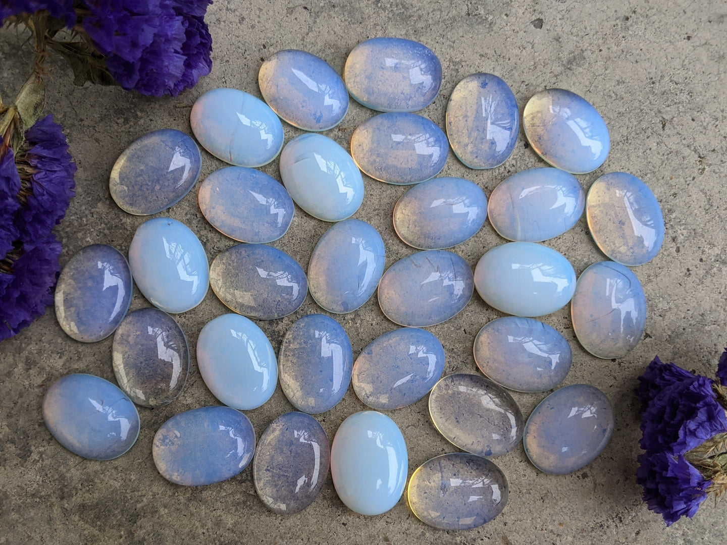 Opalite Oval Cabochons - 15x20