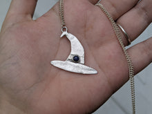 Load image into Gallery viewer, Witch Hat Pendant Featuring Lapis Lazuli
