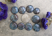 Load image into Gallery viewer, Ruby in Kyanite Round Cabochons
