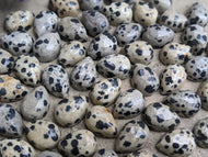 Dalmatian Jasper Teardrop Cabochons