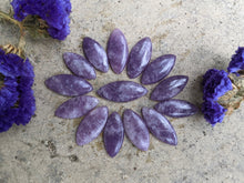 Load image into Gallery viewer, Lepidolite Marquise Cabochons

